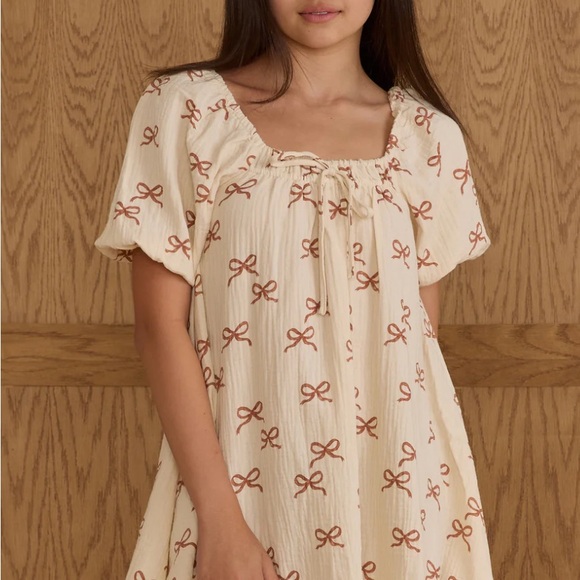 Rylee + Cru Other - Rylee + cru Sabrina dress in ruby bow